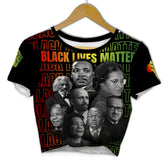 Black Lives Matter Ver 2 Croptop T Shirt